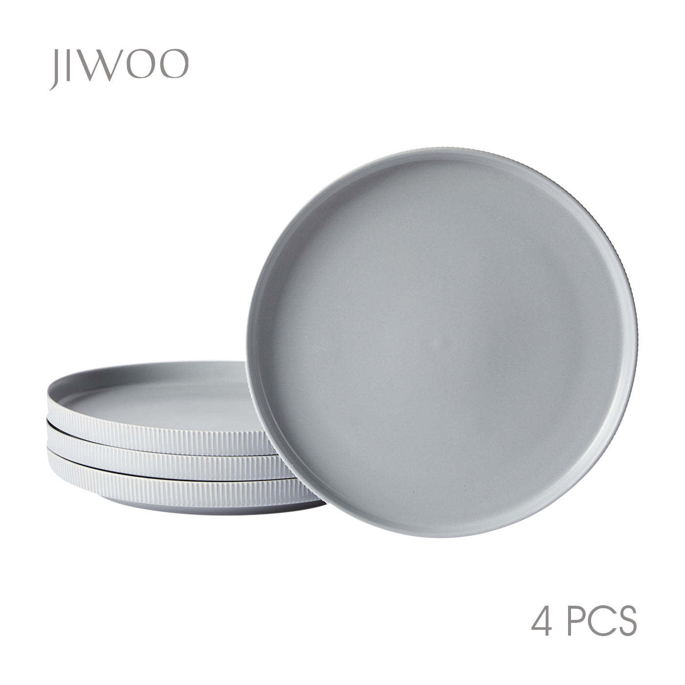 JIWOO-Roman Holiday, 4pcs, 10,5zoll 27,7cm  Essteller, Mikrowellengeeignet und Spülmaschinengeeignet