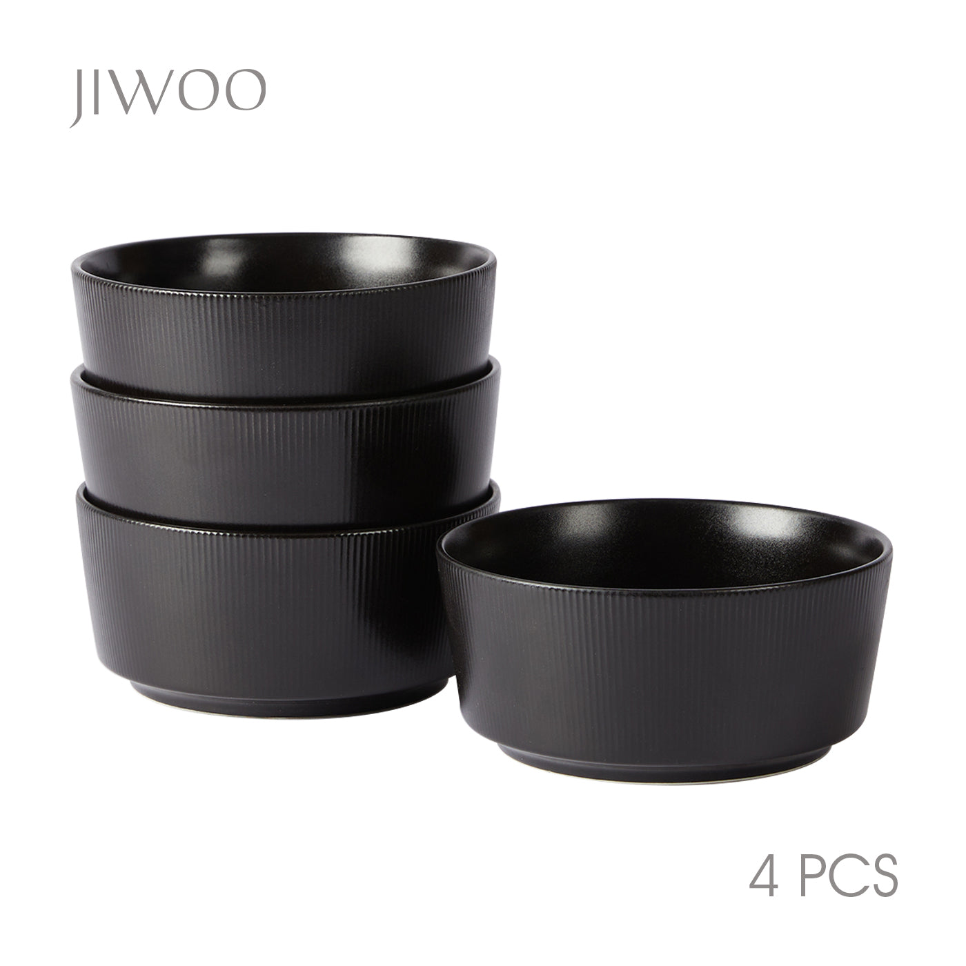 JIWOO-Roman Holiday, 4pcs, 6zoll 15,2cm Schüssel, Mikrowellengeeignet und Spülmaschinengeeignet