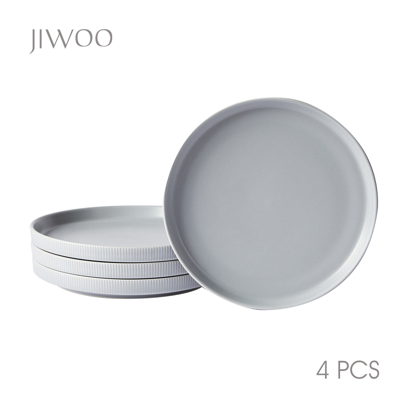 JIWOO-Roman Holiday, 4pcs, 8zoll 21,3cm Essteller, Mikrowellengeeignet und Spülmaschinengeeignet