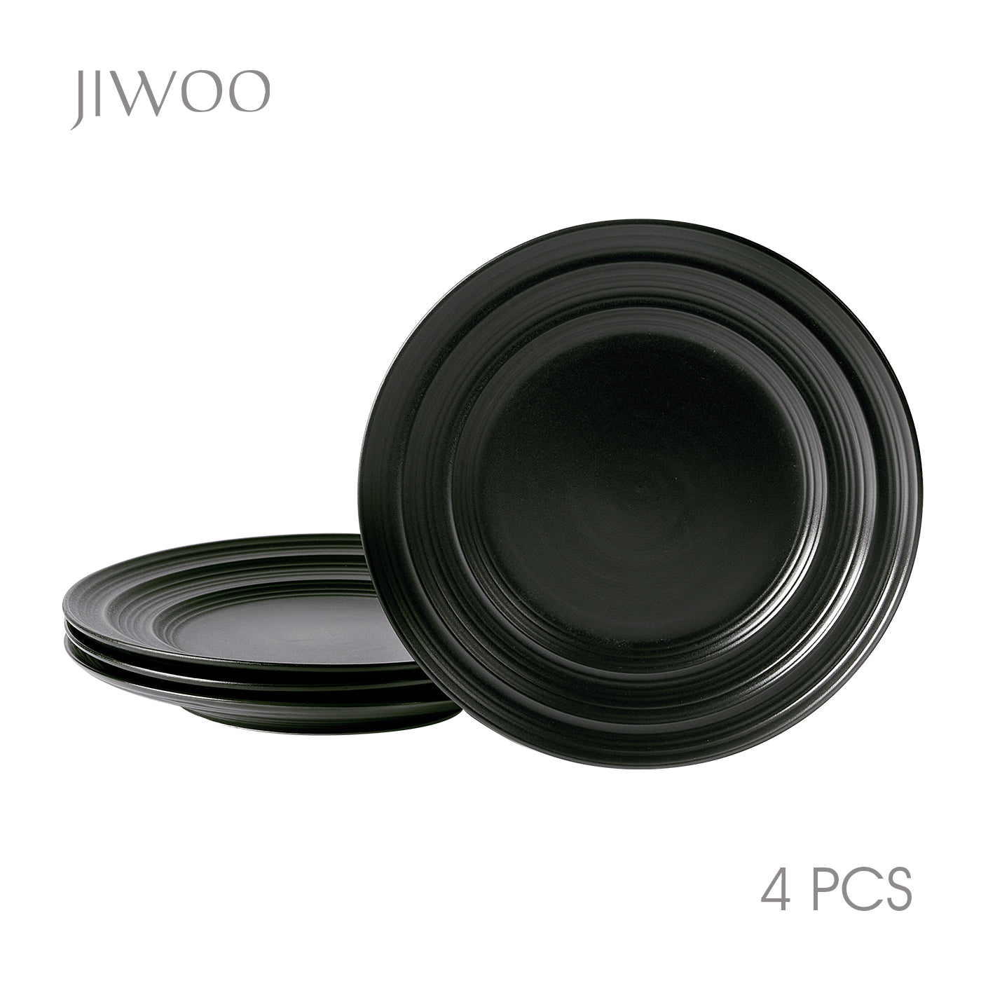JIWOO-Lurcern, 4pcs, 8,5zoll 21,4cm Essteller, Mikrowellengeeignet und Spülmaschinengeeignet