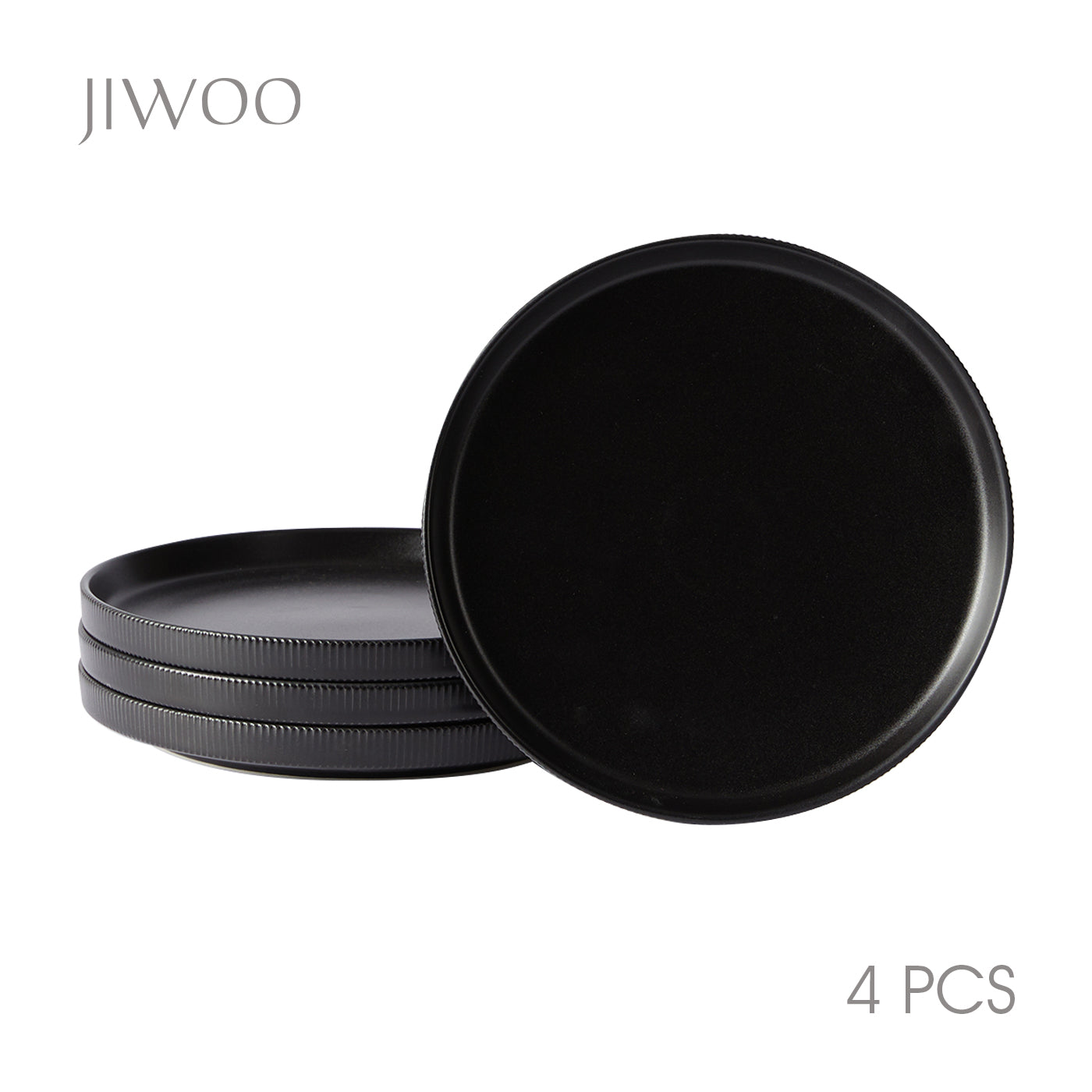 JIWOO-Roman Holiday, 4pcs, 8zoll 21,3cm Essteller, Mikrowellengeeignet und Spülmaschinengeeignet
