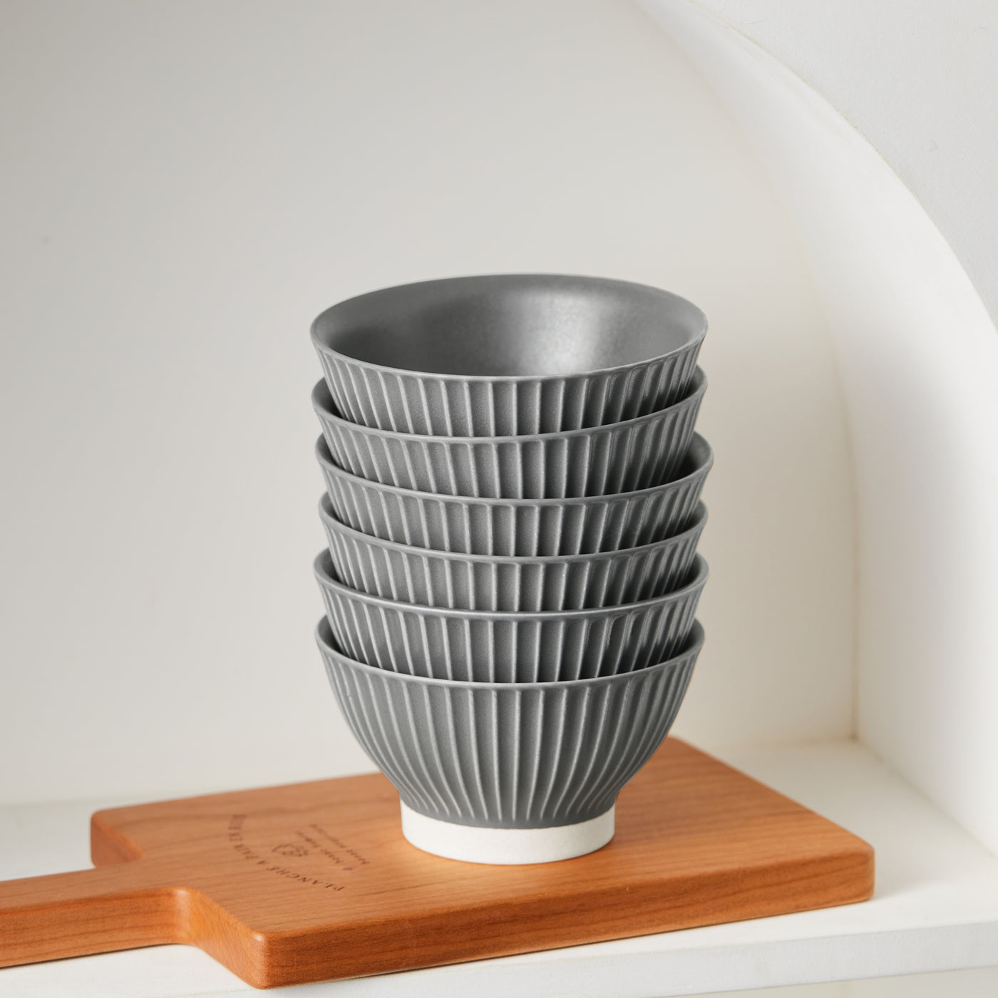 JIWOO-Collins, 6pcs, 4,5Zoll 12cm Schüssel, Mikrowellengeeignet und Spülmaschinengeeignet