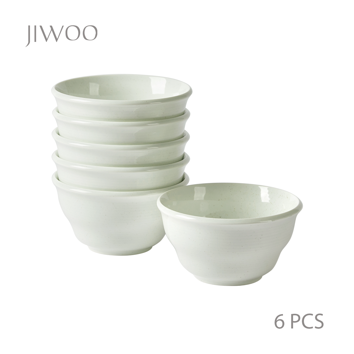 JIWOO-Zen, 6pcs, 4,5Zoll 11,7cm Schüssel, Mikrowellengeeignet und Spülmaschinengeeignet