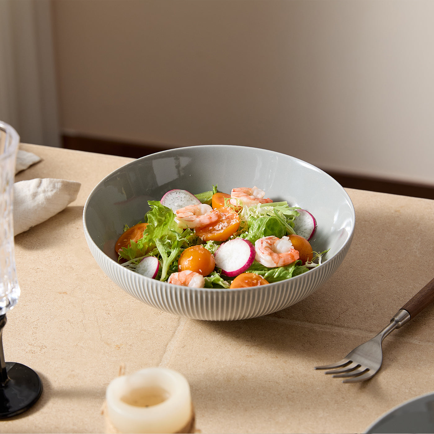 JIWOO-Moire, 6-teiliges 20cm Suppenteller, Mikrowellengeeignet und Spülmaschinengeeignet