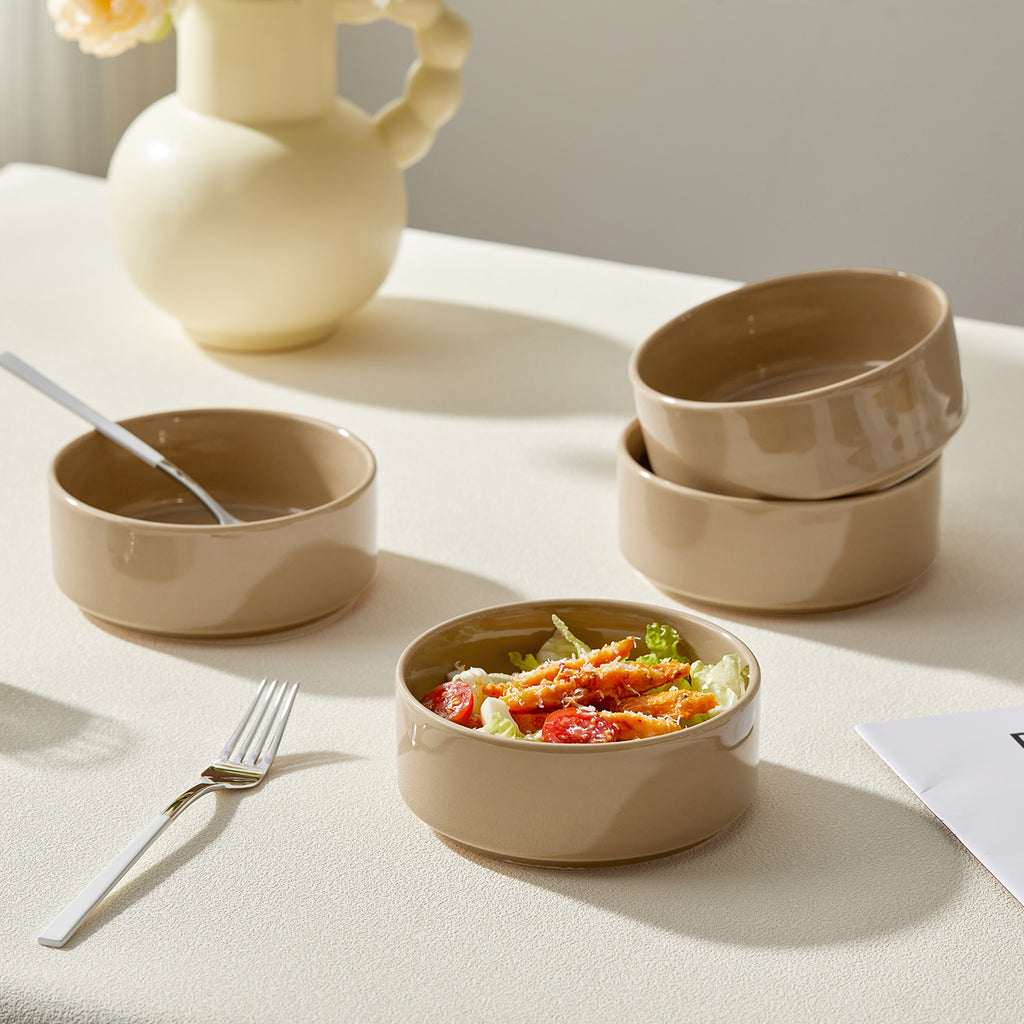 JIWOO-Beira, 4pcs-5.5inch-14cm dinner plates, microwave and dishwasher safe