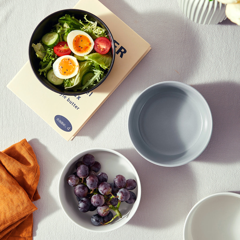 JIWOO-Roman Holiday, 6pcs, 6Zoll 15,2cm Schüssel, Mikrowellengeeignet und Spülmaschinengeeignet