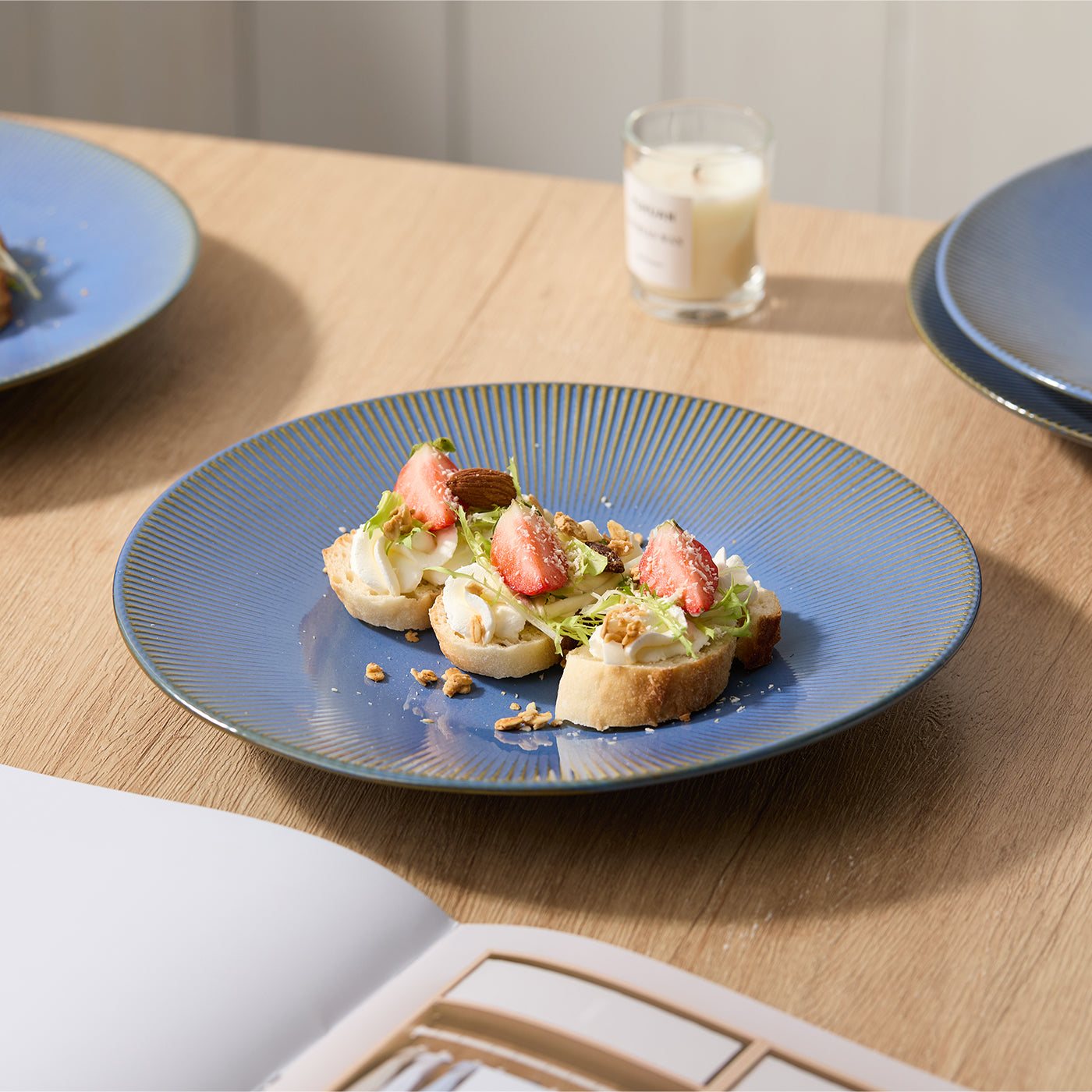 JIWOO-Moire, 6pcs, 10Zoll 27cm Teller, Mikrowellengeeignet und Spülmaschinengeeignet