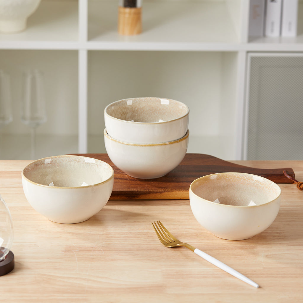 JIWOO-Lovina, 4pcs, 5,5zoll 13,5cm Schale, Mikrowellengeeignet und Spülmaschinengeeignet