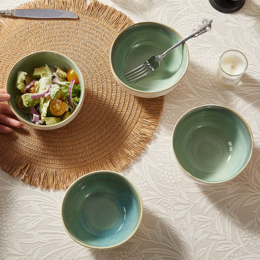 JIWOO-Lovina, 4pcs, 5,5zoll 13,5cm Schale, Mikrowellengeeignet und Spülmaschinengeeignet