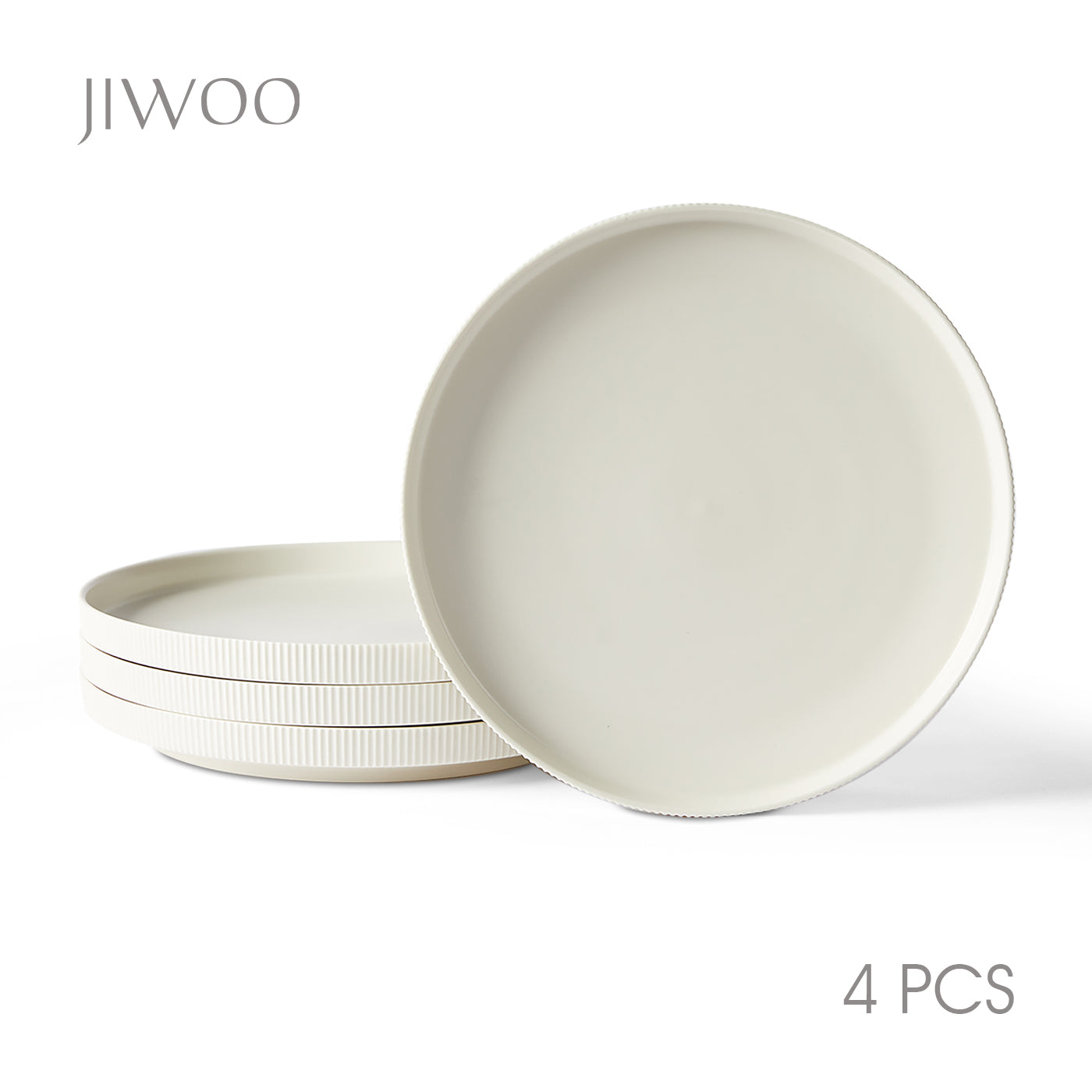 JIWOO-Roman Holiday, 4pcs, 10,5zoll 27,7cm  Essteller, Mikrowellengeeignet und Spülmaschinengeeignet