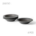 JIWOO-Collins, 4-teiliges 21,2cm Suppenteller, Mikrowellengeeignet und Spülmaschinengeeignet