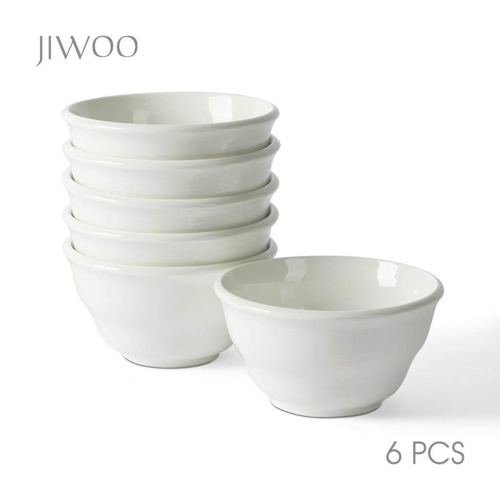 JIWOO-Zen, 6-teiliges 11,7cm Schale, Mikrowellengeeignet und Spülmaschinengeeignet