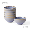 JIWOO-Moire, 4-teiliges 11,7cm Schale, Mikrowellengeeignet und Spülmaschinengeeignet