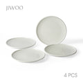 JIWOO-Zen, 4-teiliges 25,2cm Essteller, Mikrowellengeeignet und Spülmaschinengeeignet