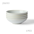 JIWOO-Moire, 4-teiliges 20cm Schüssel, Mikrowellengeeignet und Spülmaschinengeeignet