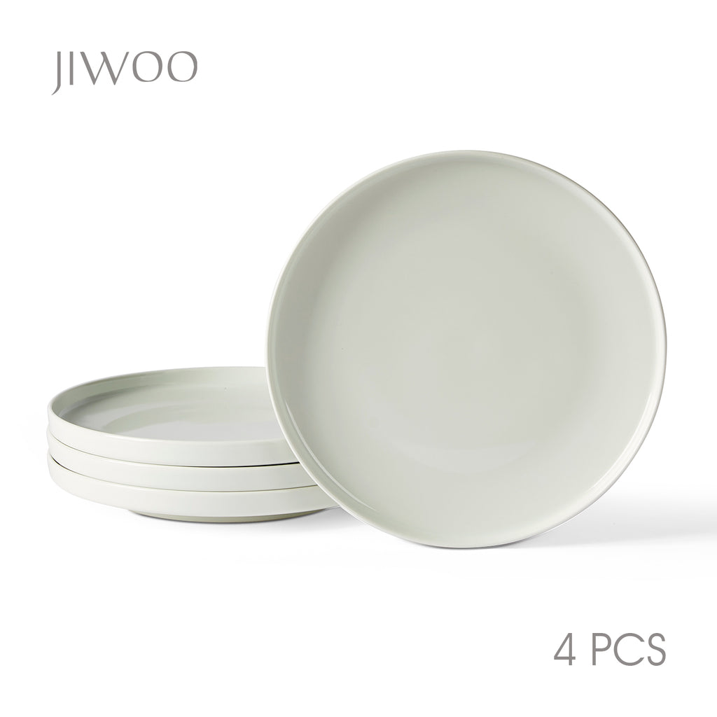 JIWOO-Beira, 4pcs, 10,5zoll 26,5cm Essteller, Mikrowellengeeignet und Spülmaschinengeeignet