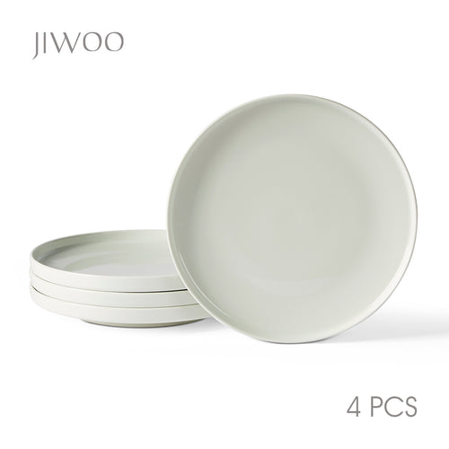 JIWOO-Beira, 4pcs, 10,5zoll 26,5cm Essteller, Mikrowellengeeignet und Spülmaschinengeeignet