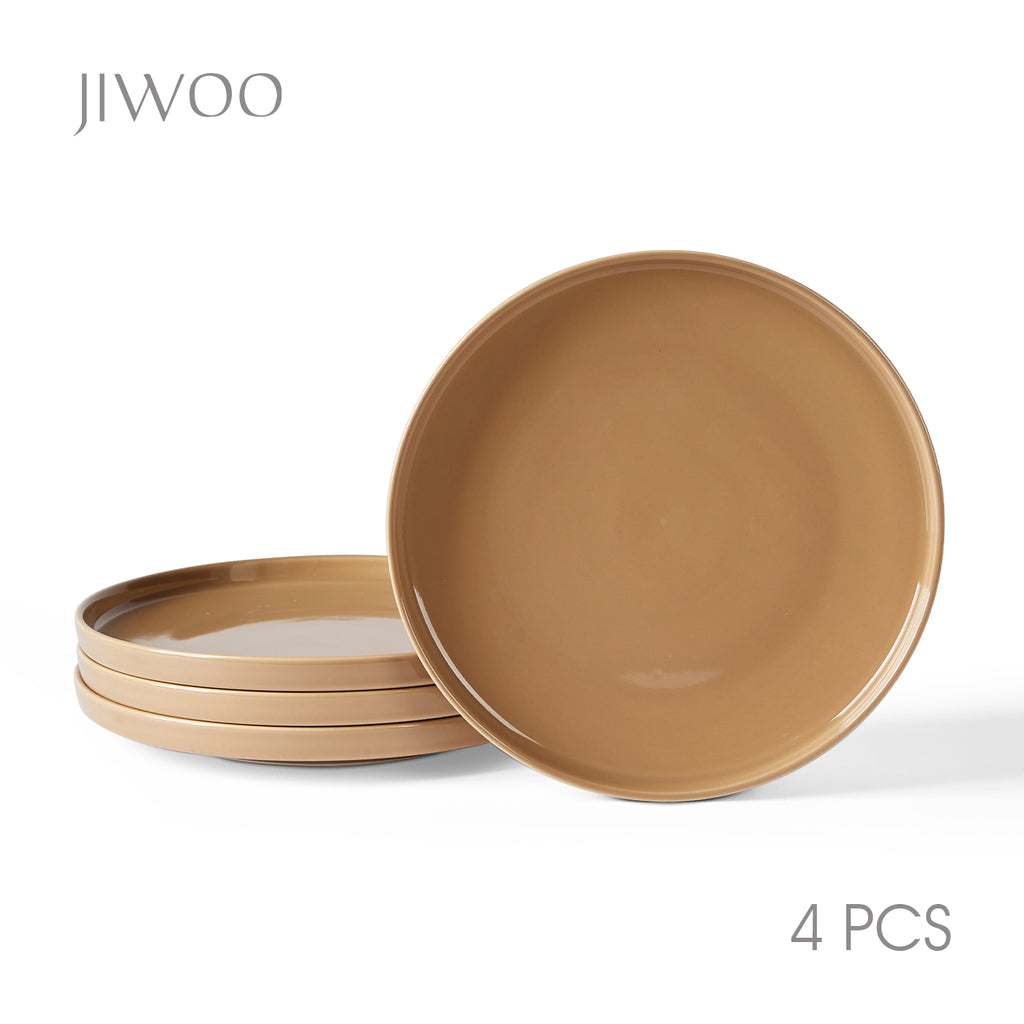 JIWOO-Beira, 4-teiliges 26,5cm Essteller, Mikrowellengeeignet und Spülmaschinengeeignet