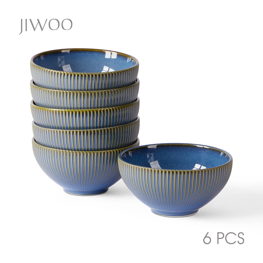 JIWOO-Moire, 4-teiliges 11,7cm Schale, Mikrowellengeeignet und Spülmaschinengeeignet