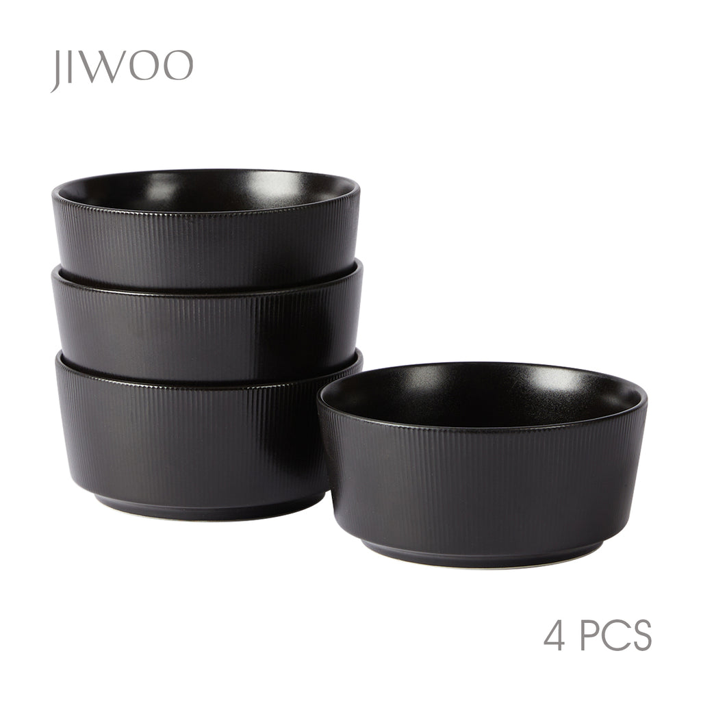 JIWOO-Roman Holiday, 4pcs, 6zoll 15,2cm Schüssel, Mikrowellengeeignet und Spülmaschinengeeignet