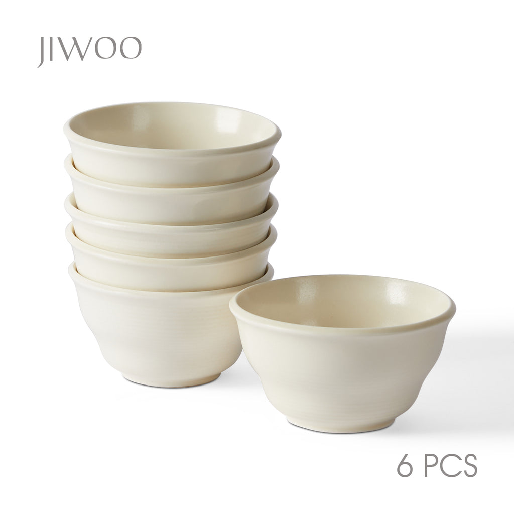 JIWOO-Zen, 6pcs, 4,5Zoll 11,7cm Schale, Mikrowellengeeignet und Spülmaschinengeeignet