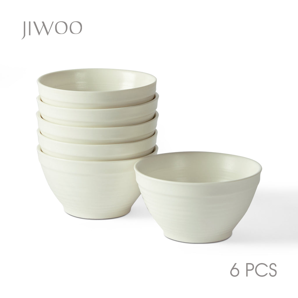 JIWOO-Lurcern, 6-teiliges 11,8cm Schale, Mikrowellengeeignet und Spülmaschinengeeignet