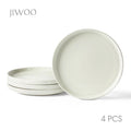 JIWOO-Beira, 4-teiliges 21cm Essteller, Mikrowellengeeignet und Spülmaschinengeeignet