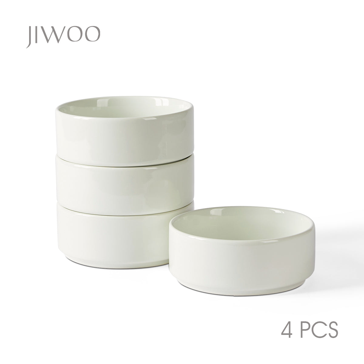 JIWOO-Beira, 4pcs, 5,5Zoll 13,5cm Essteller, Mikrowellengeeignet und Spülmaschinengeeignet