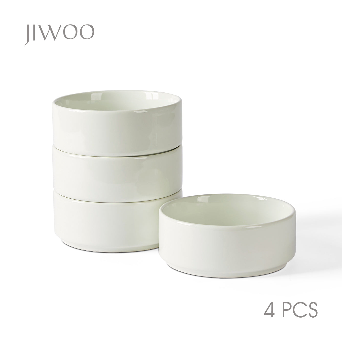 JIWOO-Beira, 4pcs-5.5inch-14cm dinner plates, microwave and dishwasher safe