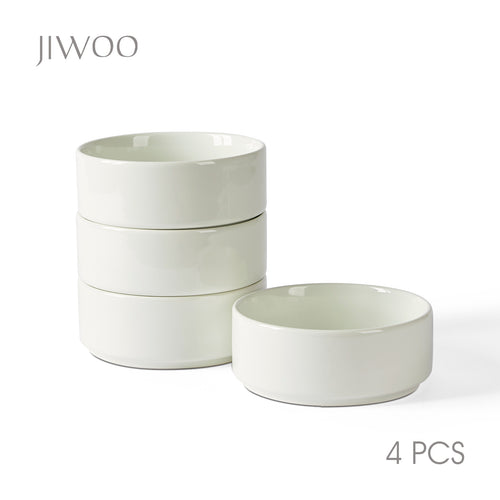 JIWOO-Beira, 4pcs, 5,5Zoll 13,5cm Essteller, Mikrowellengeeignet und Spülmaschinengeeignet