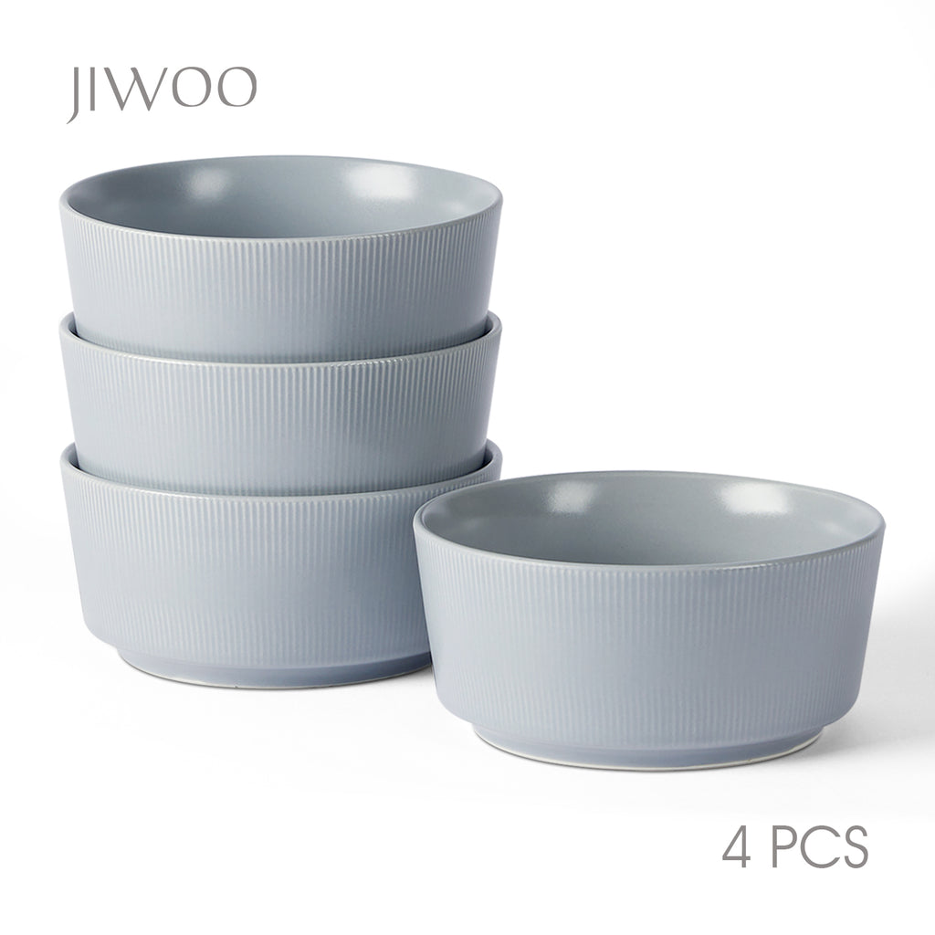 JIWOO-Roman Holiday, 4-teiliges 15,2cm Schale, Mikrowellengeeignet und Spülmaschinengeeignet