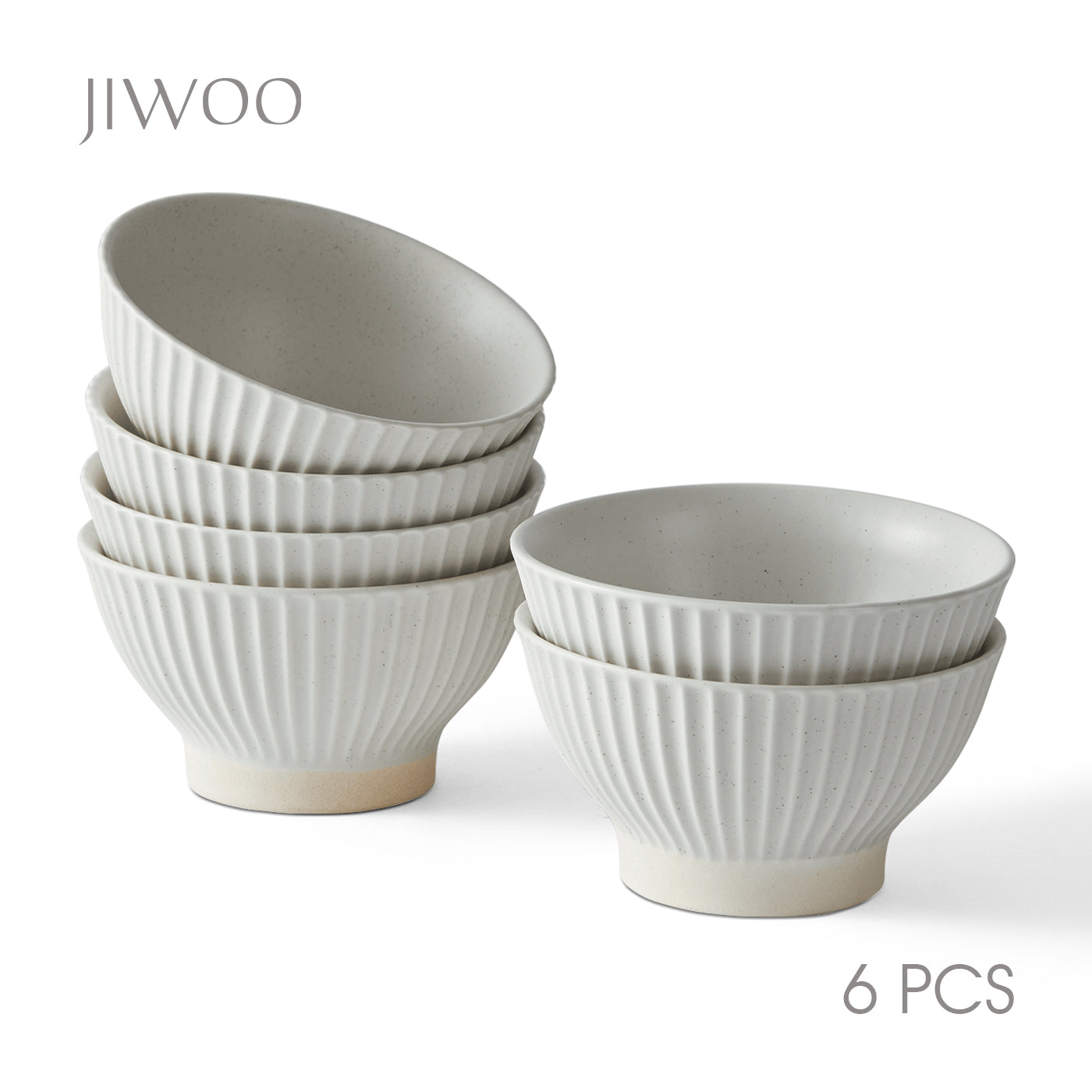 JIWOO-Collins, 6pcs, 4,5Zoll 12cm Schale, Mikrowellengeeignet und Spülmaschinengeeignet