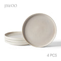 JIWOO-Roman Holiday, 4-teiliges 27,7cm  Essteller, Mikrowellengeeignet und Spülmaschinengeeignet
