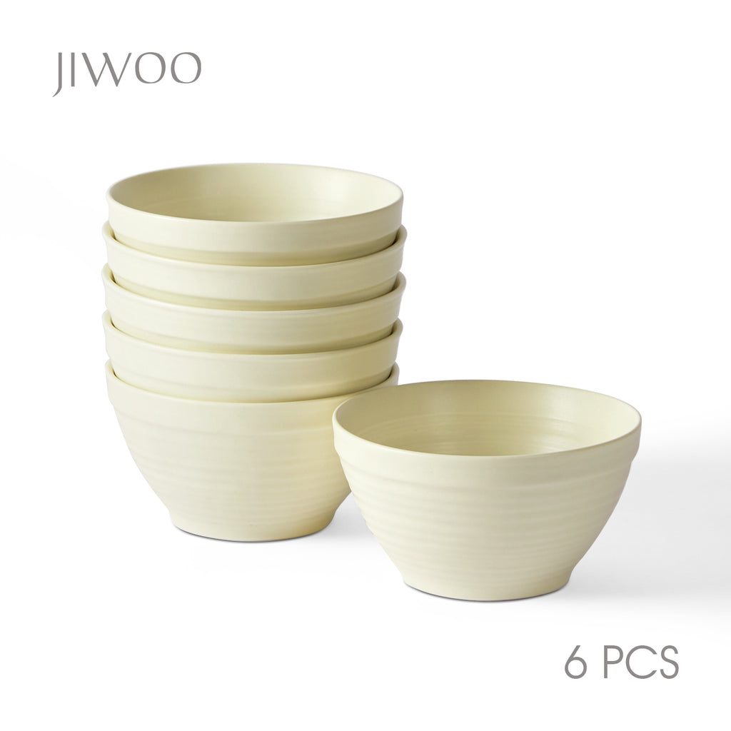 JIWOO-Lurcern, 6-teiliges 11,8cm Schale, Mikrowellengeeignet und Spülmaschinengeeignet