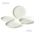 JIWOO-Roman Holiday, 4-teiliges 21,3cm Essteller, Mikrowellengeeignet und Spülmaschinengeeignet
