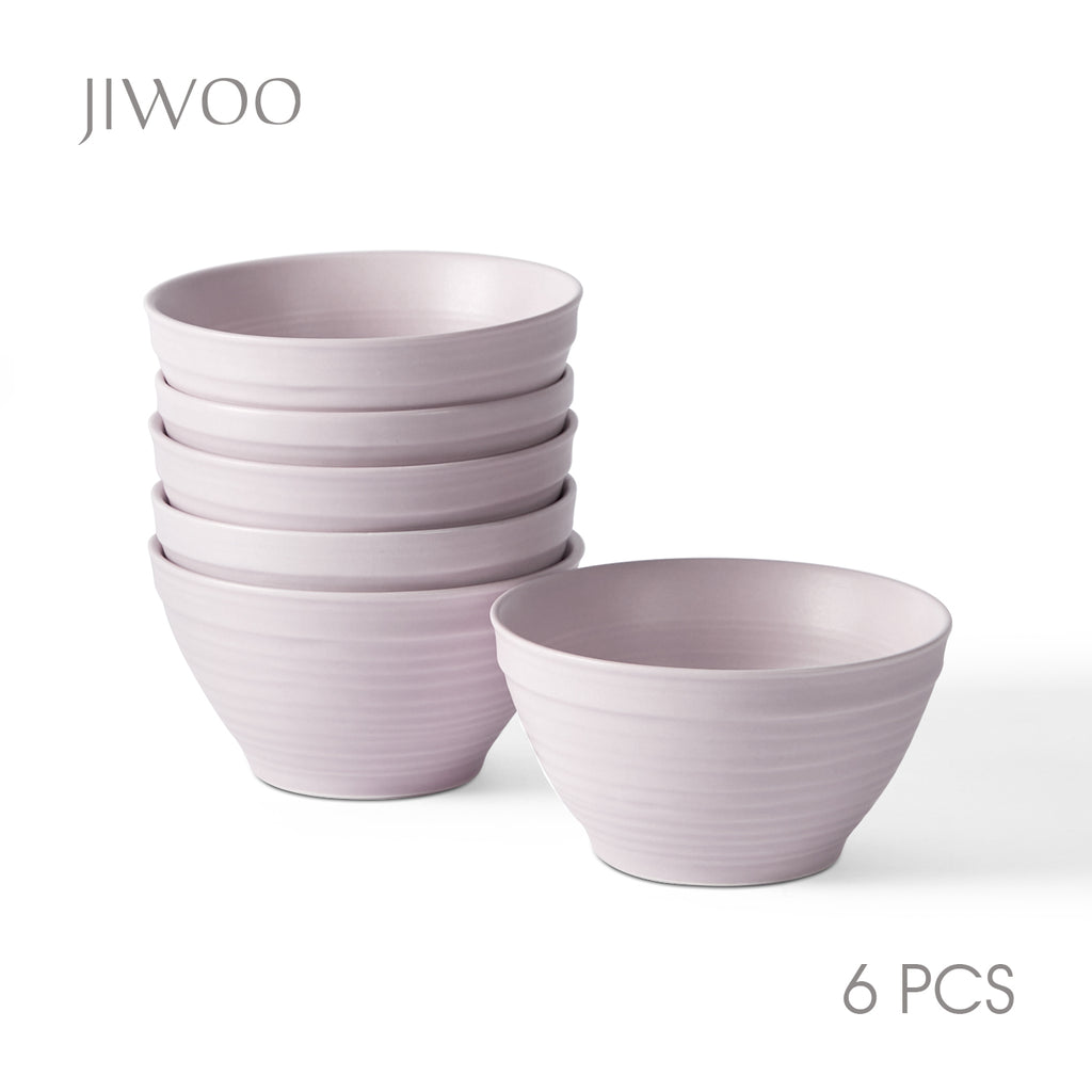JIWOO-Lurcern, 6-teiliges 11,8cm Schale, Mikrowellengeeignet und Spülmaschinengeeignet