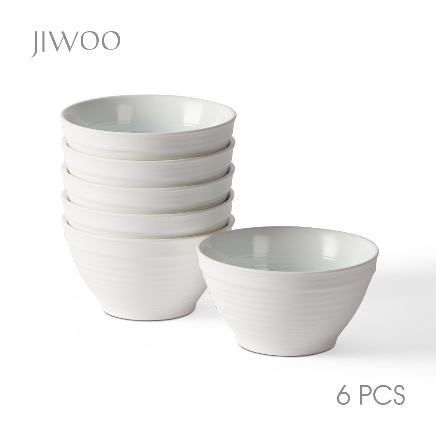 JIWOO-Lurcern, 6pcs, 4,5zoll 11,8cm Schale, Mikrowellengeeignet und Spülmaschinengeeignet