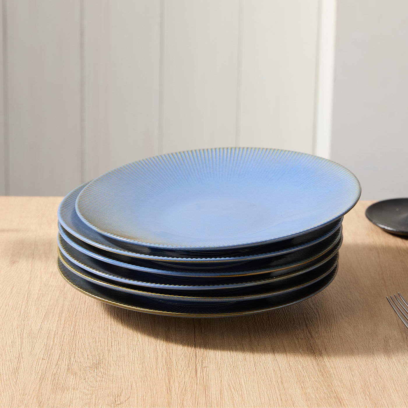 JIWOO-Moire, 6pcs, 10Zoll 27cm Teller, Mikrowellengeeignet und Spülmaschinengeeignet