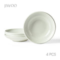 JIWOO-Zen, 4-teiliges 22cm Suppenteller, Mikrowellengeeignet und Spülmaschinengeeignet