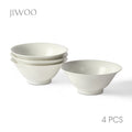 JIWOO-Lurcern, 4-teiliges 20,6cm Ramenschüssel, Mikrowellengeeignet und Spülmaschinengeeignet
