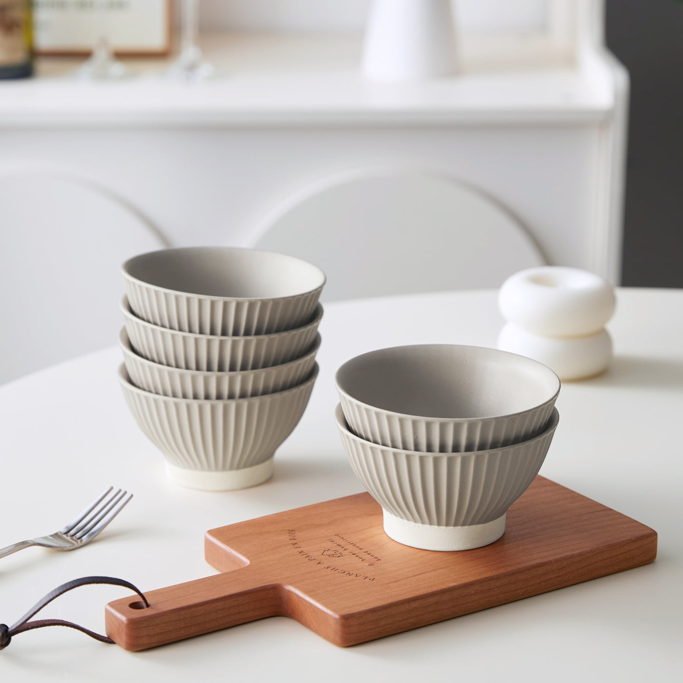 JIWOO-Collins, 6pcs, 4,5Zoll 12cm Schüssel, Mikrowellengeeignet und Spülmaschinengeeignet