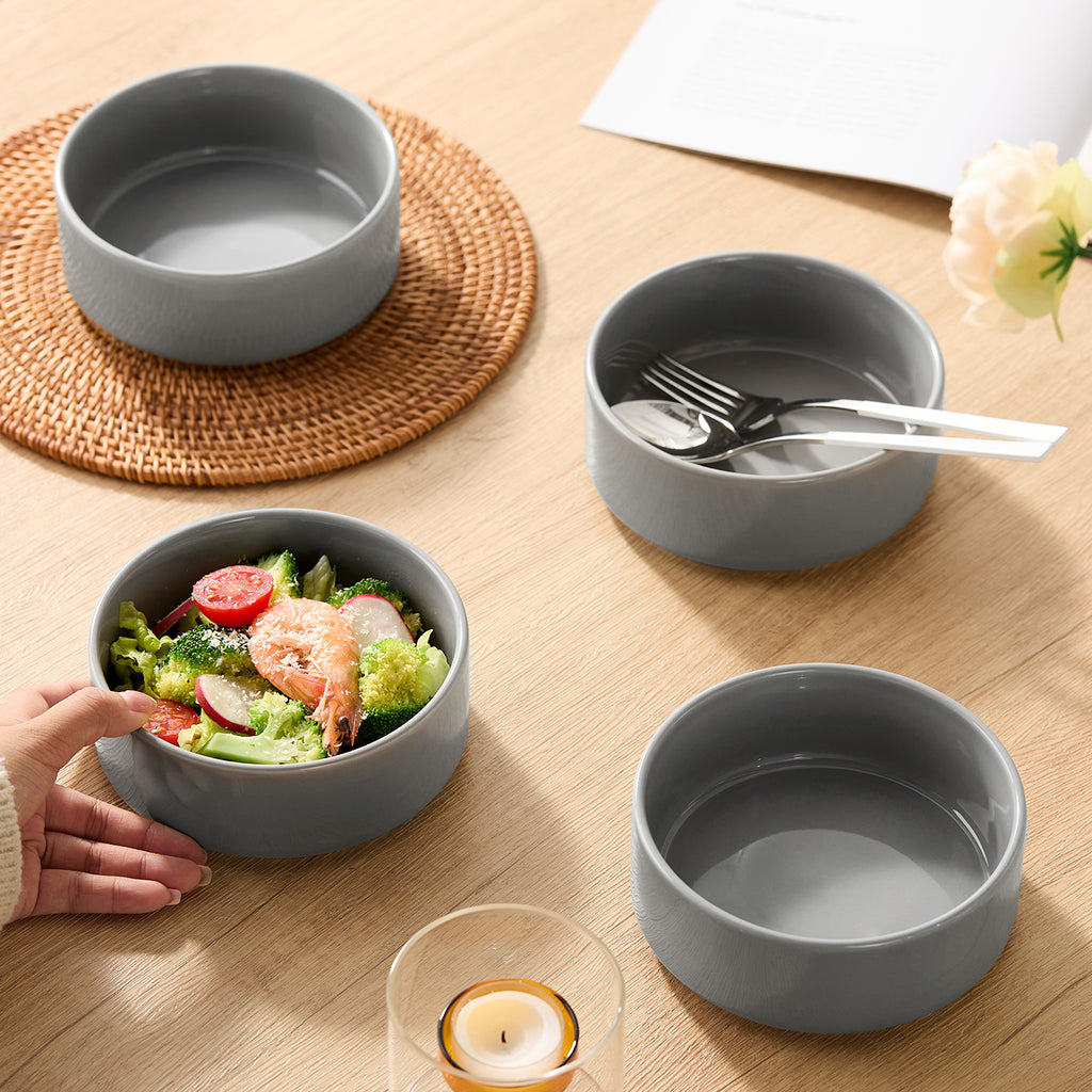 JIWOO-Beira, 4pcs-5.5inch-14cm dinner plates, microwave and dishwasher safe