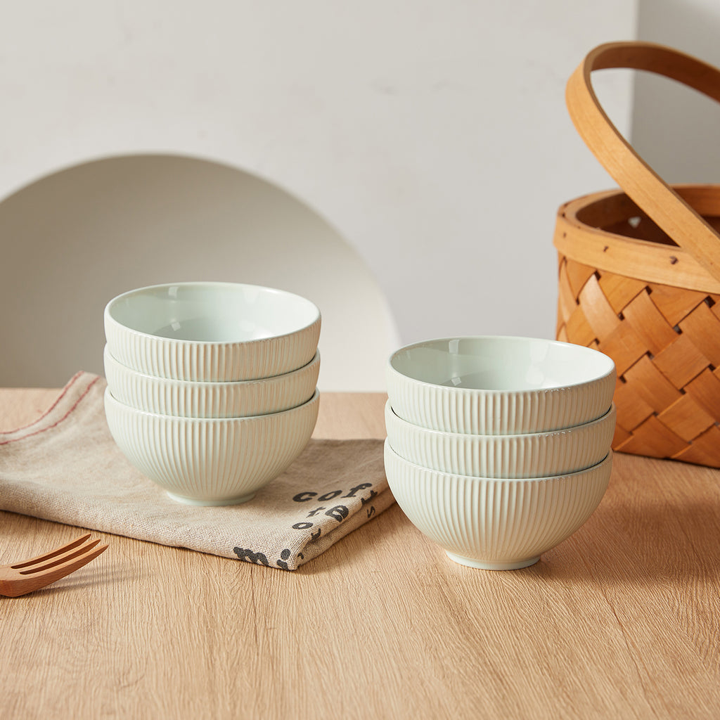 JIWOO-Moire, 4pcs, 4,5zoll 11,7cm Schale, Mikrowellengeeignet und Spülmaschinengeeignet