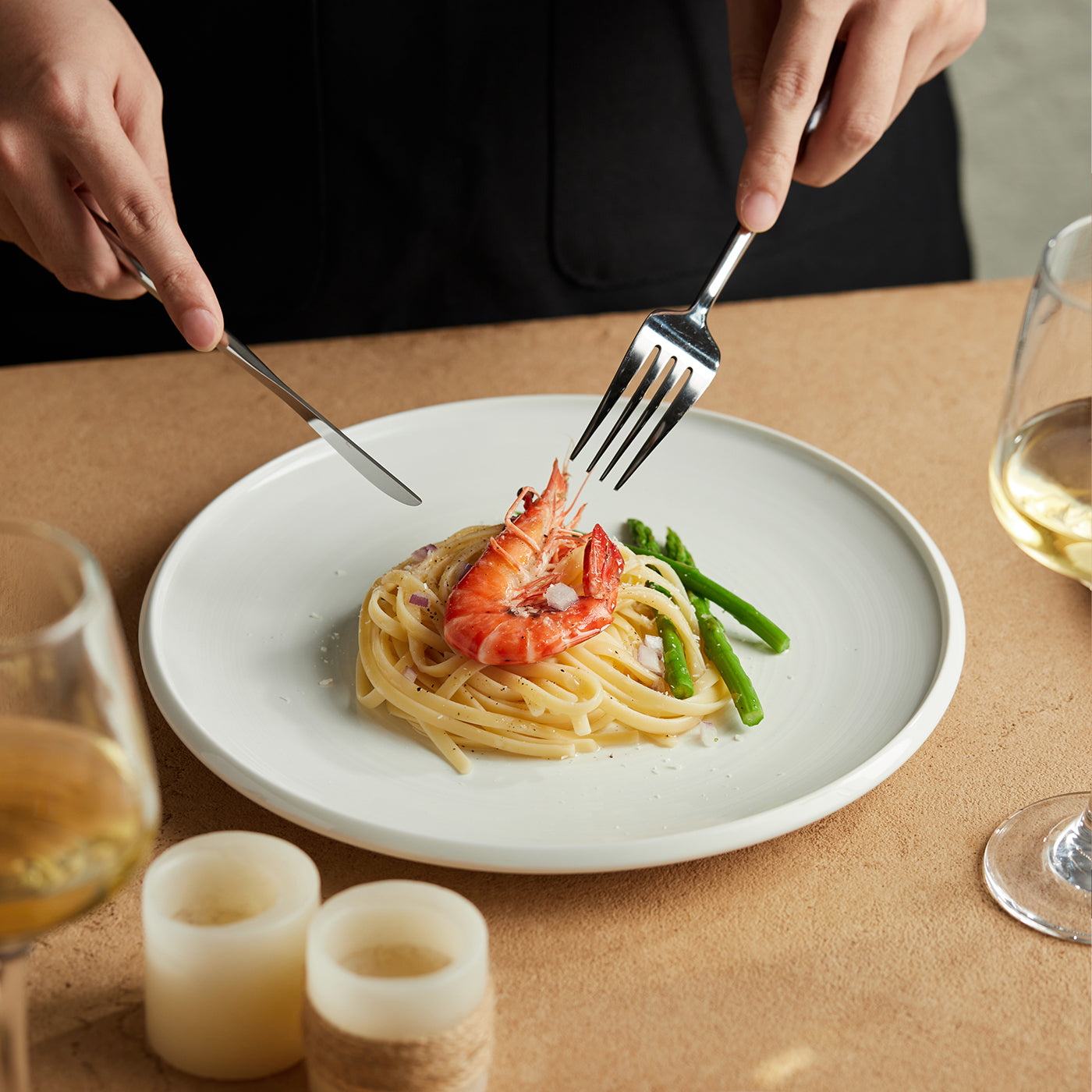 JIWOO-Zen, 4pcs, 10zoll 25,2cm Essteller, Mikrowellengeeignet und Spülmaschinengeeignet