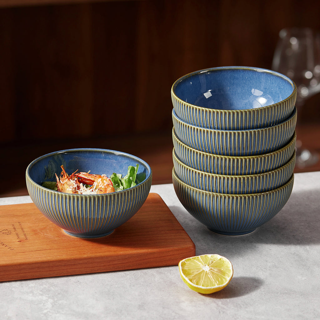 JIWOO-Moire, 4pcs, 4,5zoll 11,7cm Schale, Mikrowellengeeignet und Spülmaschinengeeignet