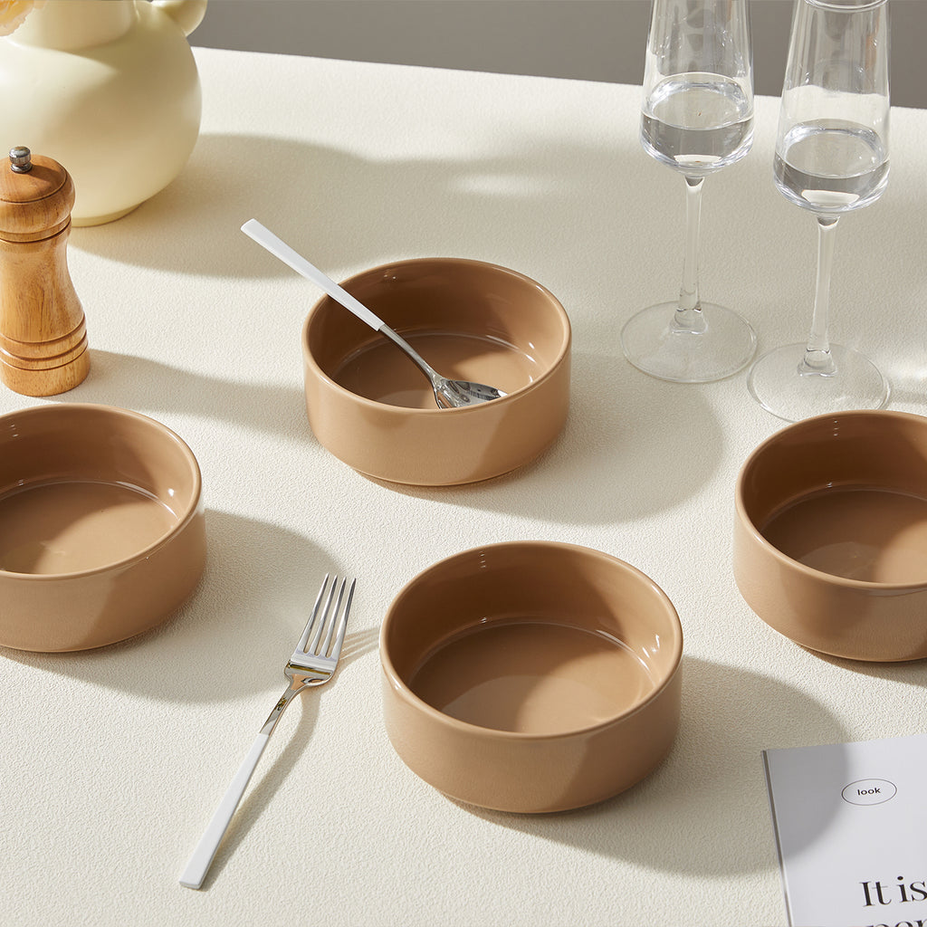 JIWOO-Beira, 4 bols de 14 cm, compatibles micro-ondes et lave-vaisselle