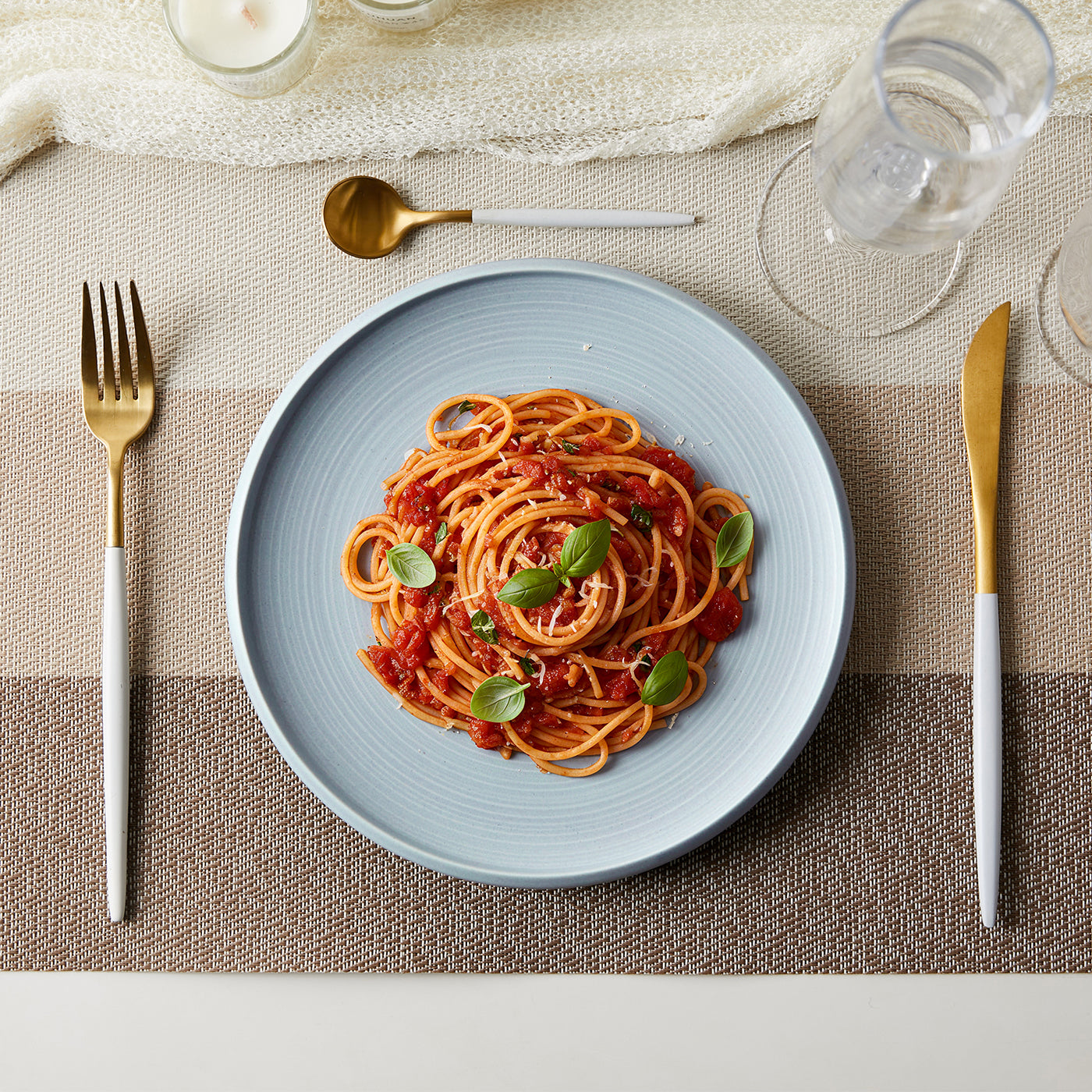 JIWOO-Zen, 4pcs, 8,5zoll 21,8cm Essteller, Mikrowellengeeignet und Spülmaschinengeeignet