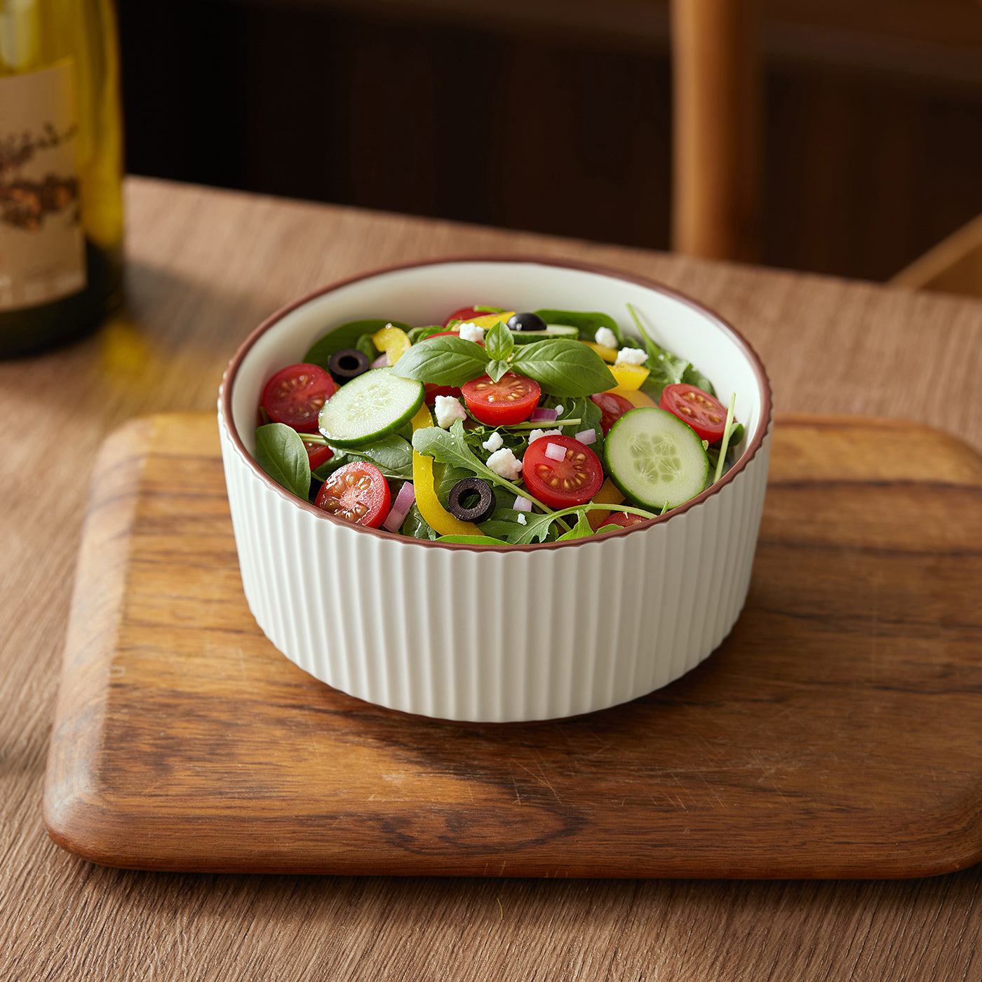 JIWOO-Collins, 4pcs, 6zoll 15cm Schale, Mikrowellengeeignet und Spülmaschinengeeignet