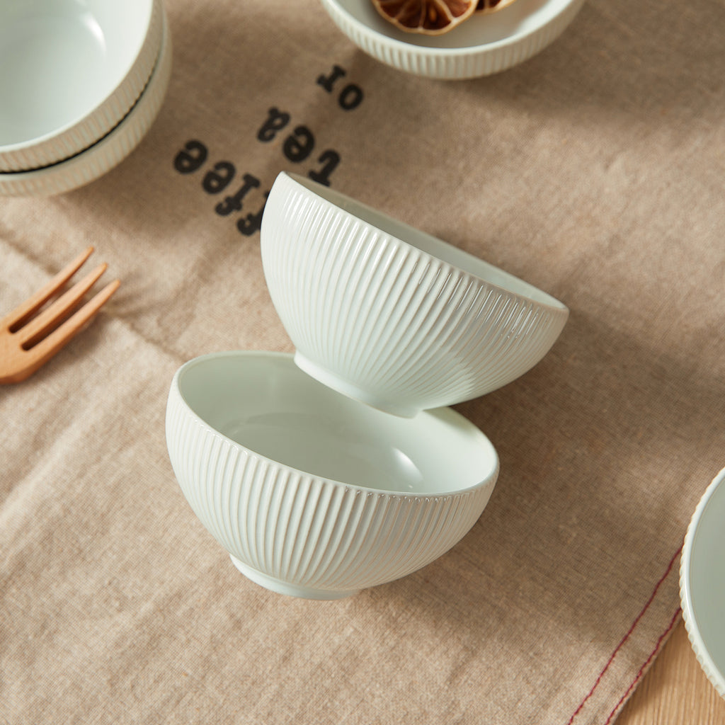 JIWOO-Moire, 4pcs, 4,5zoll 11,7cm Schale, Mikrowellengeeignet und Spülmaschinengeeignet