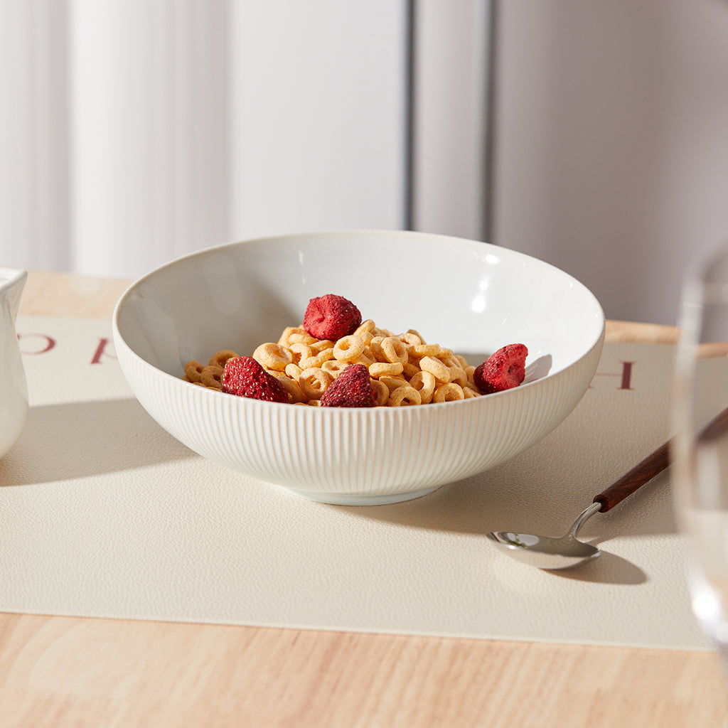 JIWOO-Moire, 6-teiliges 20cm Suppenteller, Mikrowellengeeignet und Spülmaschinengeeignet